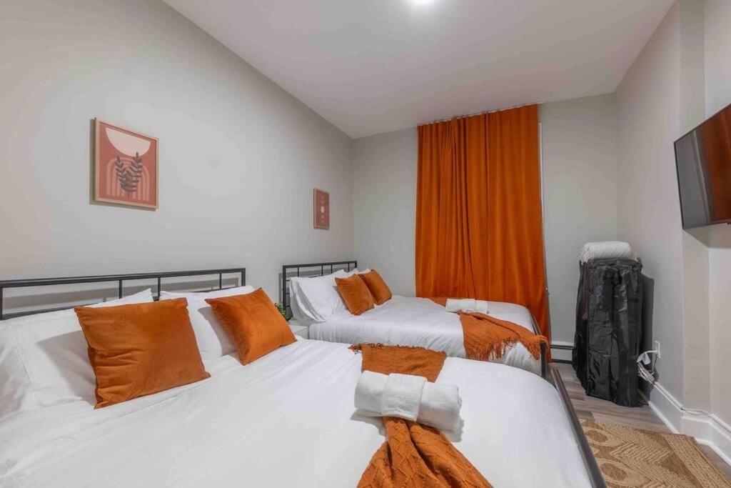 뉴어크 Pumpkin Premise By Airport, 5 Beds, Sleeps 8, Book 7 Days, Get 20 Percent Off 아파트 외부 사진